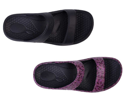 Fusion Slim Splash Orthotic 2-Pack Slide Sandals - Wide Width