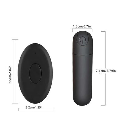 Black Wireless Panty Vibrator
