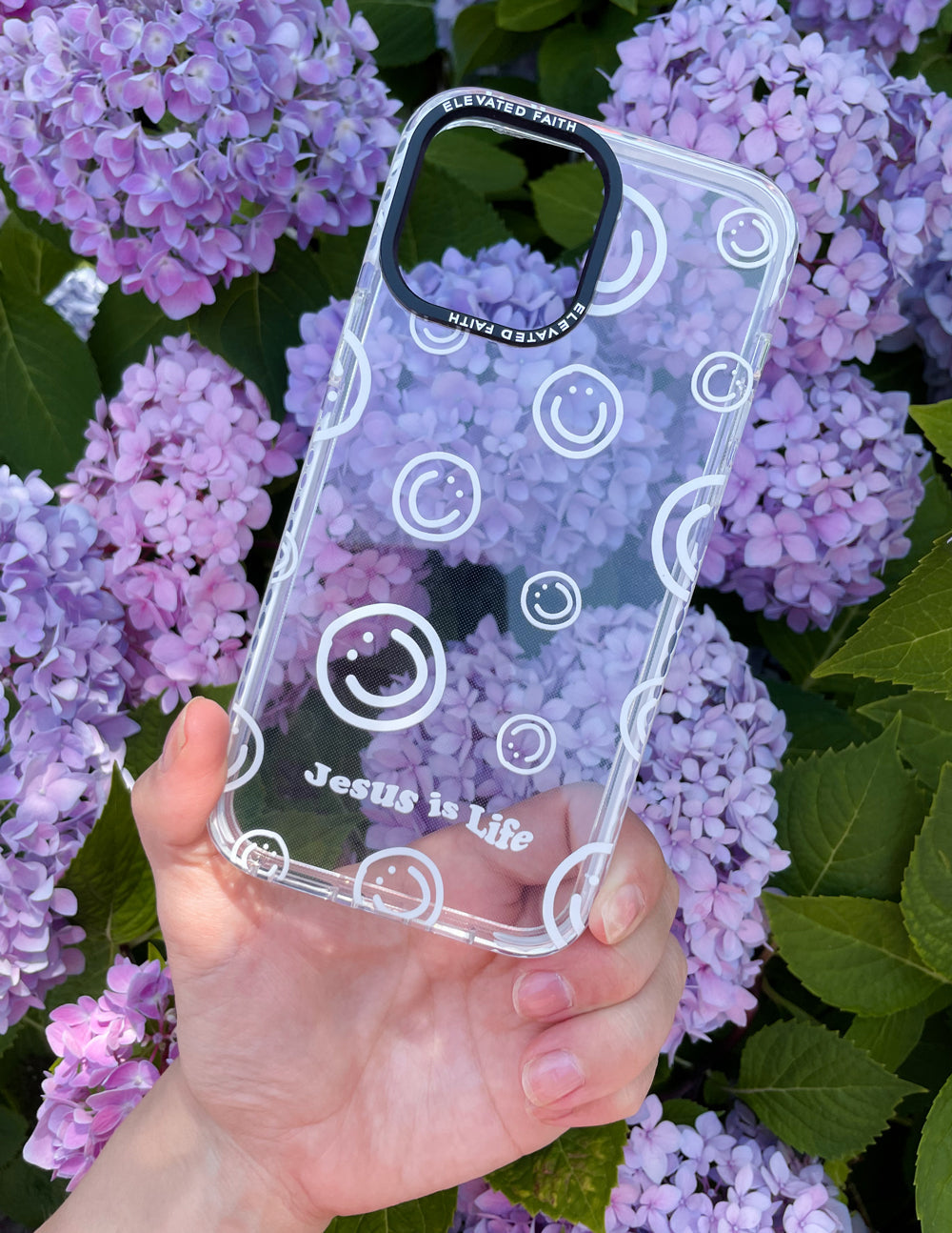 Elevated Faith Jesus is Life Phone Case