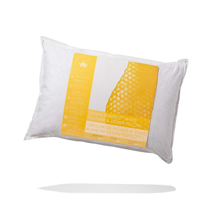 Canadian Down & Feather Company Down Perfect™ White Feather & Down Pillow, Medium Support 2 Pack
