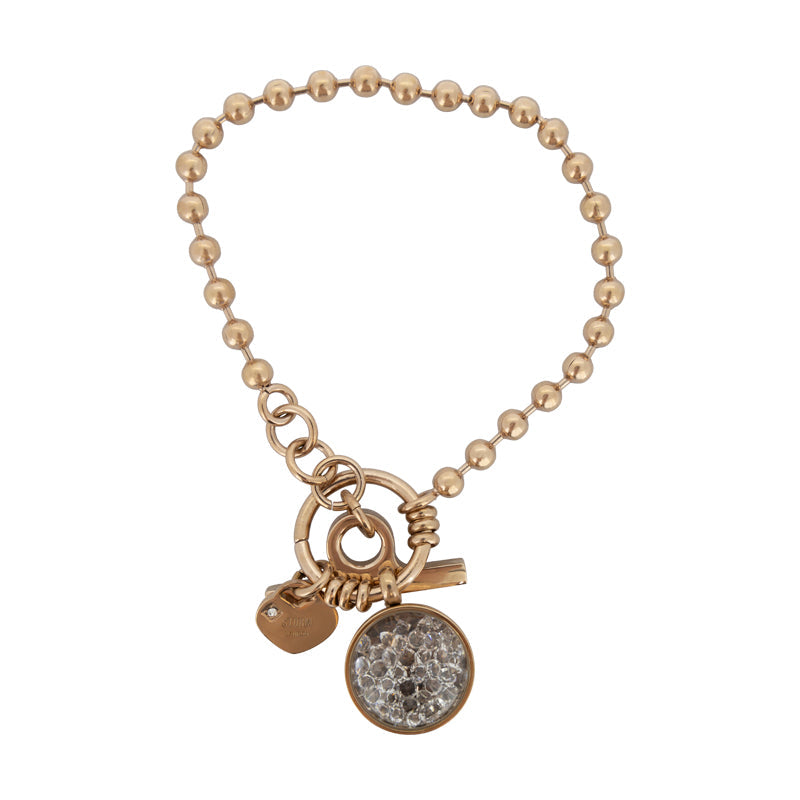 Bracelet Rose Gold Storm Crystal Ball