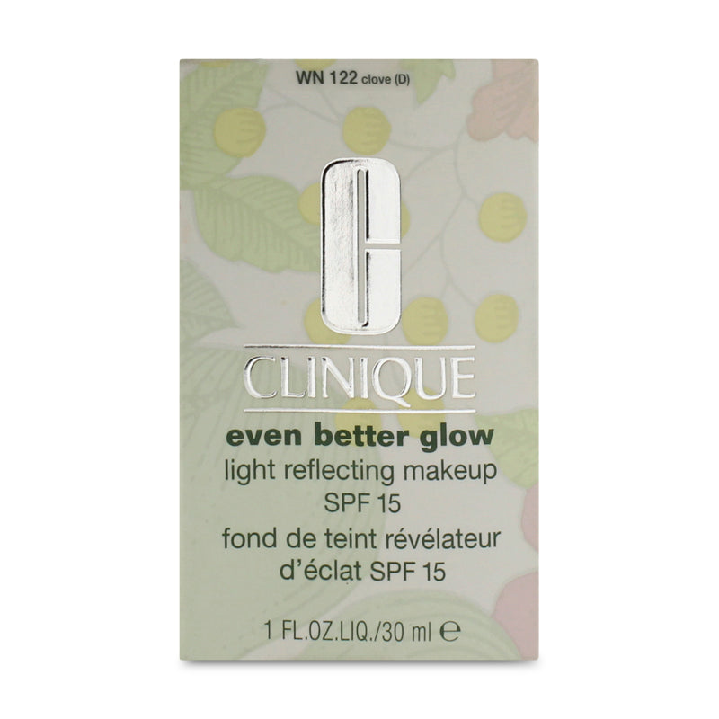 Clinique Even Better Glow Light Reflecting Foundation SPF15 WN122 Clove (Blemished Box)
