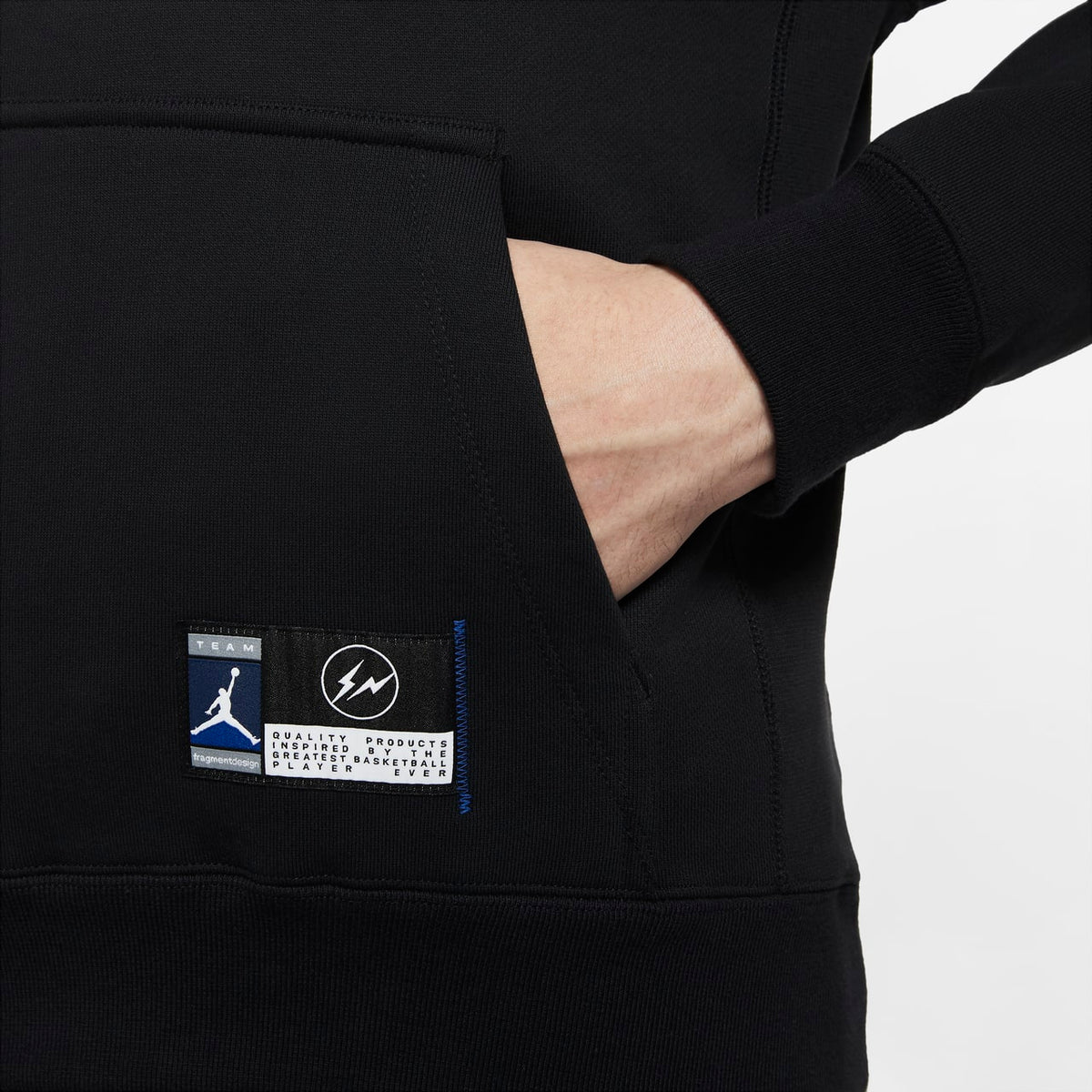 Air Jordan Men's X Fragment Image Pullover Hoodie Sweaters