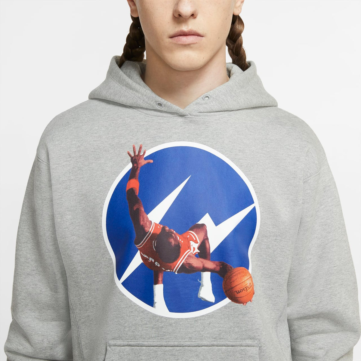 Air Jordan Men's X Fragment Image Pullover Hoodie