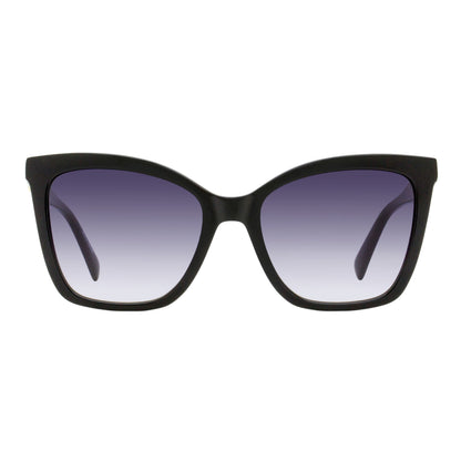 Longchamp Square Cat Eye Sunglasses LO742SN 001 Black 54mm