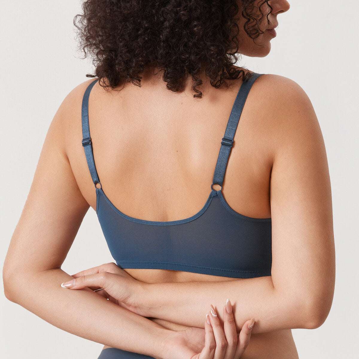 Front Closure Lace Underwire Plunge Bra