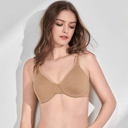 Double Support Seamless Minimizer Underwire Bra