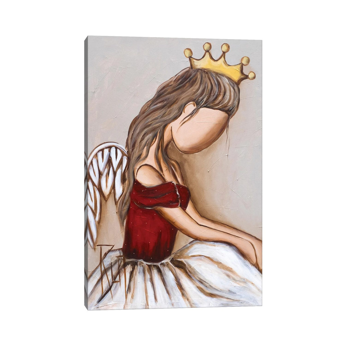 Gold Crown by Ruth's Angels - Canvas Gallery Wrap