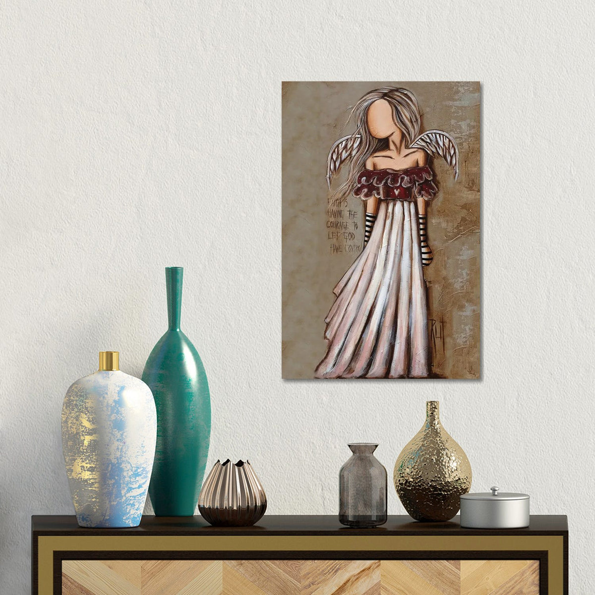 Courage by Ruth's Angels - Canvas Gallery Wrap