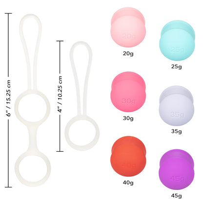 CalExotics She-ology Interchangeable Weighted Kegel Set