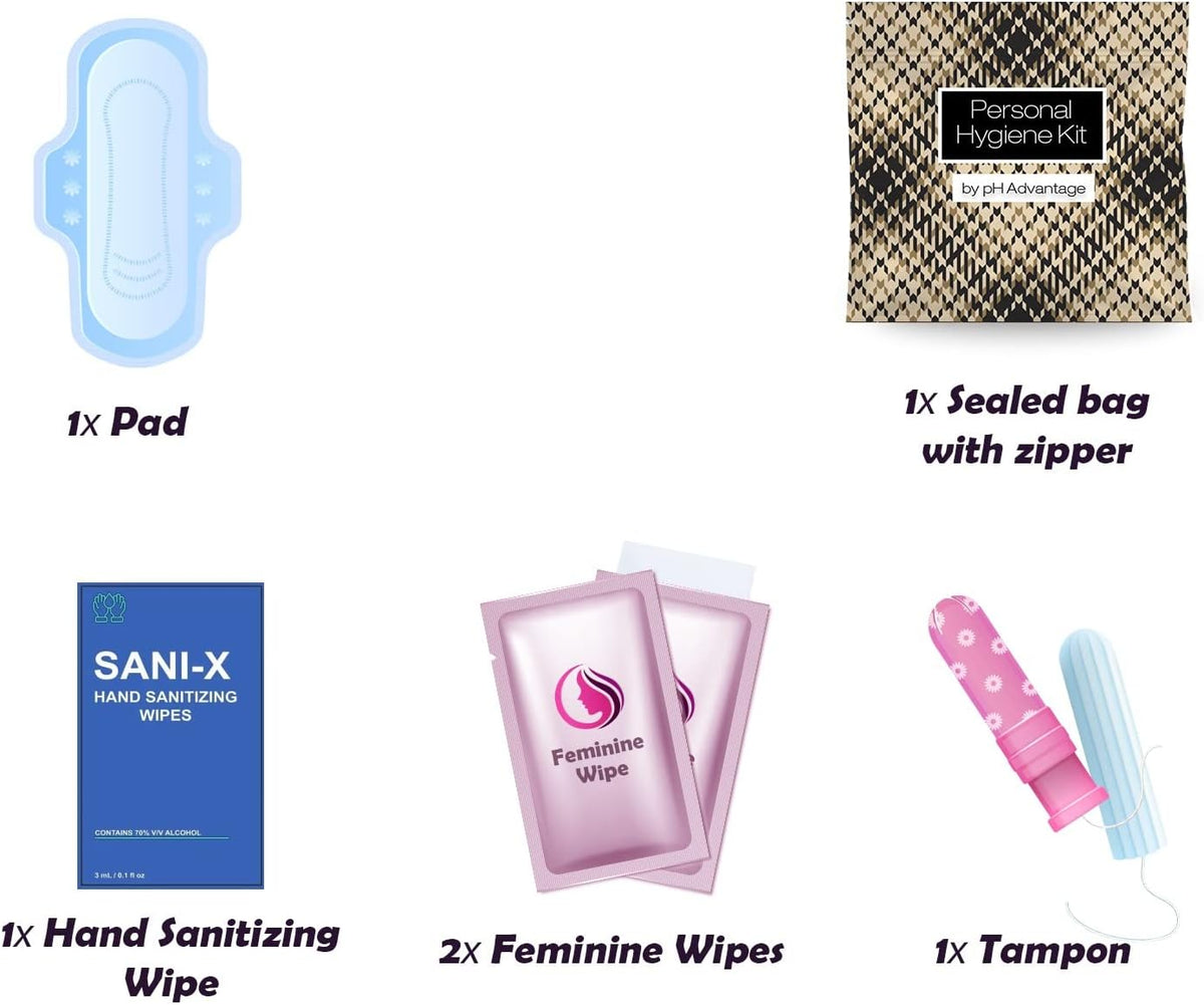 Feminine Hygiene Kits Pack of 10 (Leather Light)