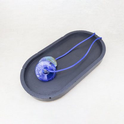 Antica Murrina Blue & Green Eclipse Necklace CO592A06
