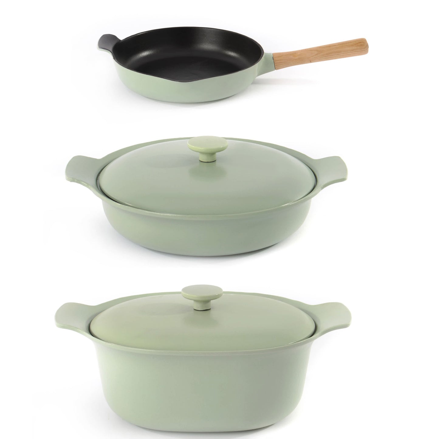 BergHOFF Ron Cast Iron 5Pc Starter Set, Green