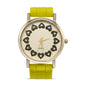Jessica Carlyle Yellow Gold Ladies Watch & Gold Letter Bracelet Set 1891