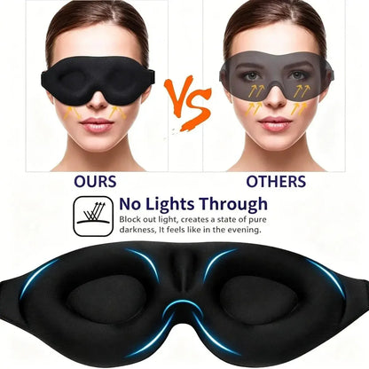 3D Contoured Memory Foam Sleep Eye Mask