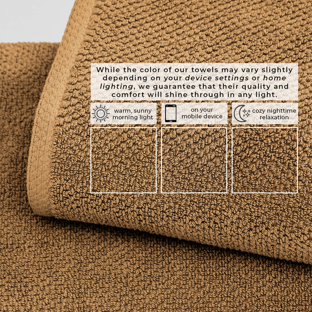 Cotton Textured Bath Towel Set - Acacia Collection