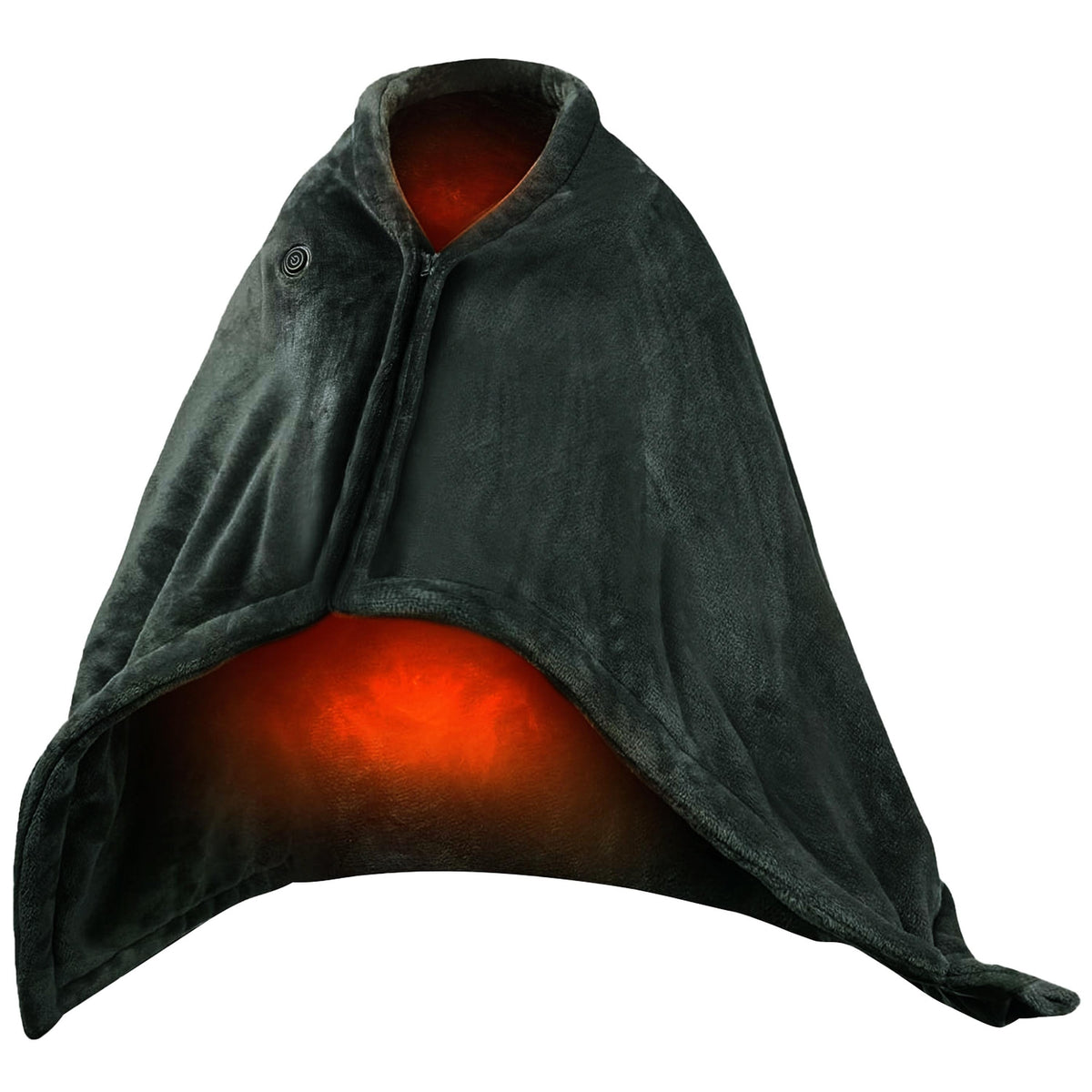 Fresh Fab Finds USB Heated Blanket Electric Heated Blanket Heated Poncho Shawl Wrap Throw with Zipper Washable for Home Office 59*31in