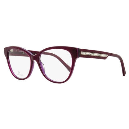 Swarovski Crystal Row Eyeglasses SK5392 052 Dark Havana 55mm