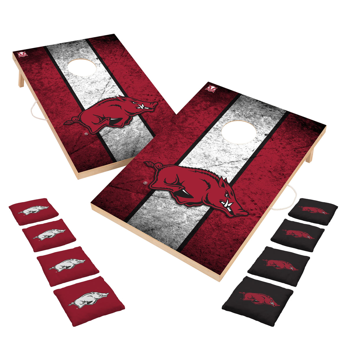 Arkansas Razorbacks 2x3 Solid Wood Cornhole Game