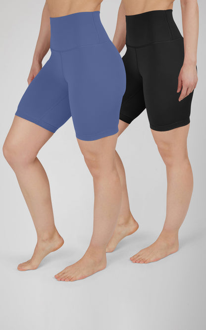 90 Degree by Reflex 2 PK Lux Super Hi Rise 7" Classic Biker Short
