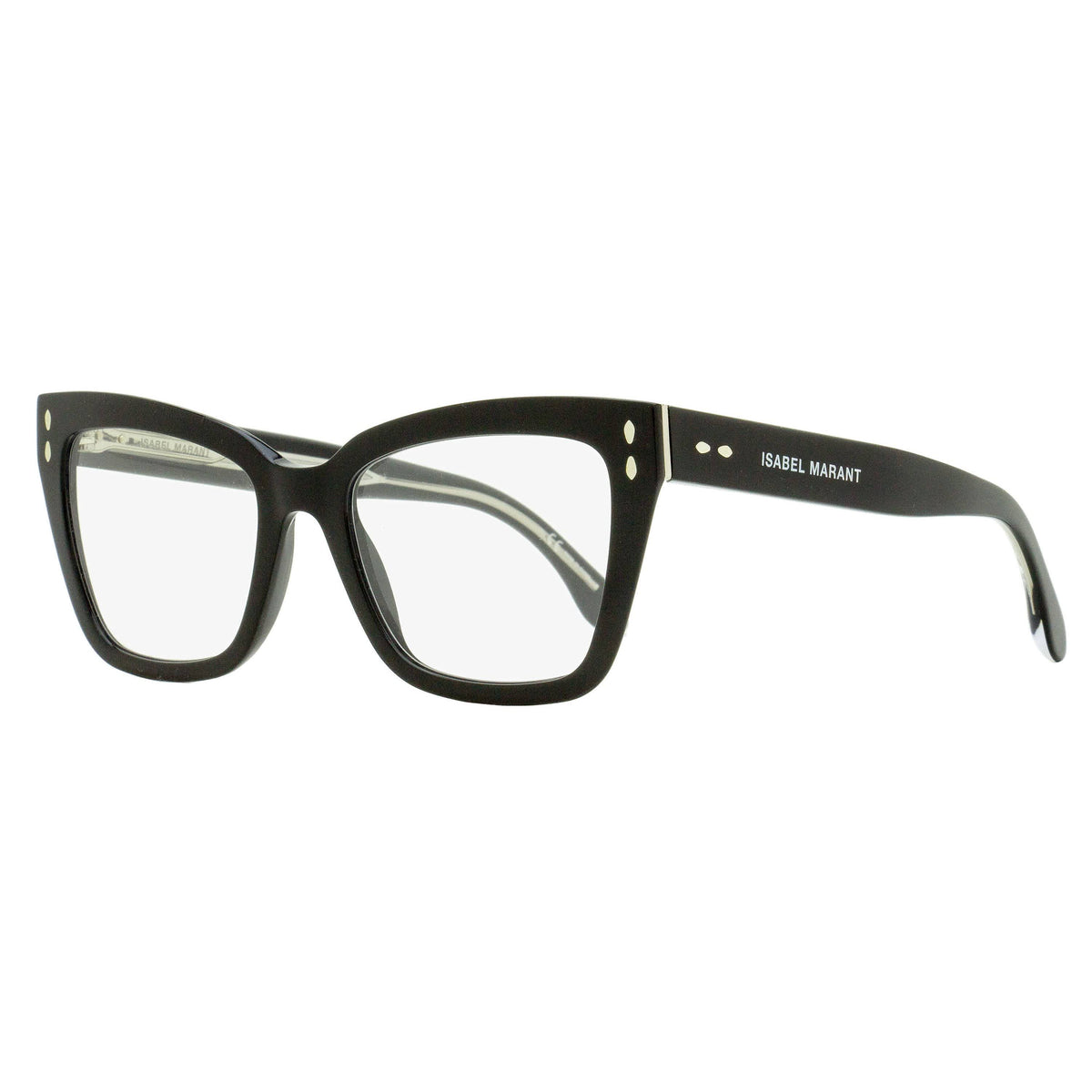 Isabel Marant Cat-Eye Blue Block Eyeglasses IM0090/BB 807 Black 52mm