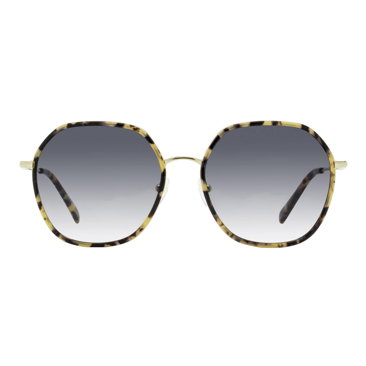 Longchamp Geometric Rimmed Sunglasses LO163S 743 Gold/Vintage Havana 58mm