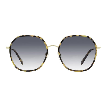 Longchamp Geometric Rimmed Sunglasses LO163S 743 Gold/Vintage Havana 58mm
