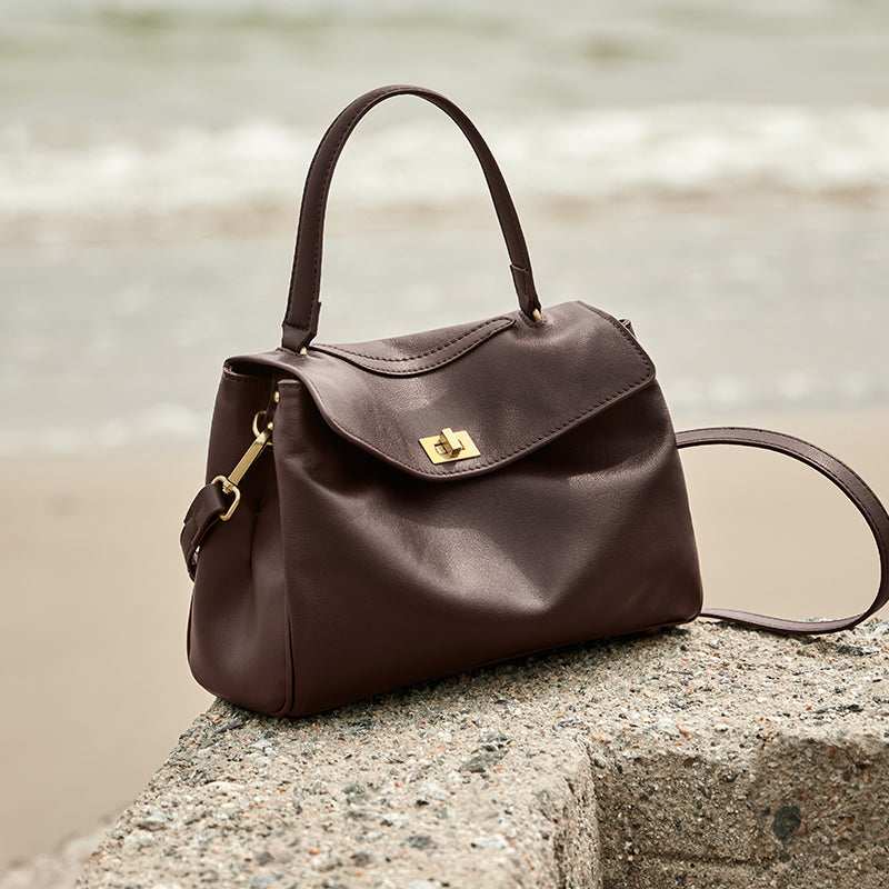Cloud Leather Satchel Bag
