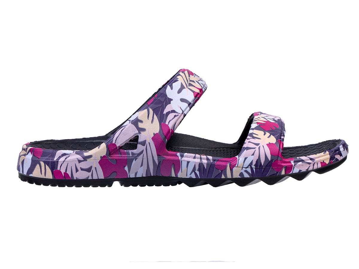 Fusion Slim Tropical Slide Sandals - Wide Width
