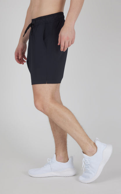 90 Degree by Reflex Men's Knit Stretch Pique Power 7" Shorts