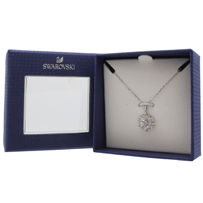 Swarovski Magic Pendant Silver Snowflake Necklace