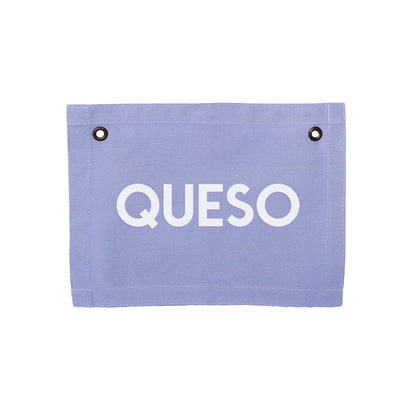 Frankie Jean Queso Small Canvas Flag