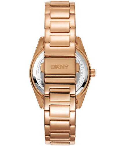 Dk1l073m0045 ACTIVE Chambers Multi Function Silver Dial Rose Gold Women's Watch