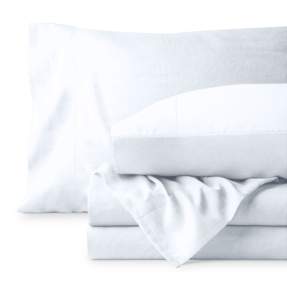 Bare Home Washed Microfiber Sheet Set