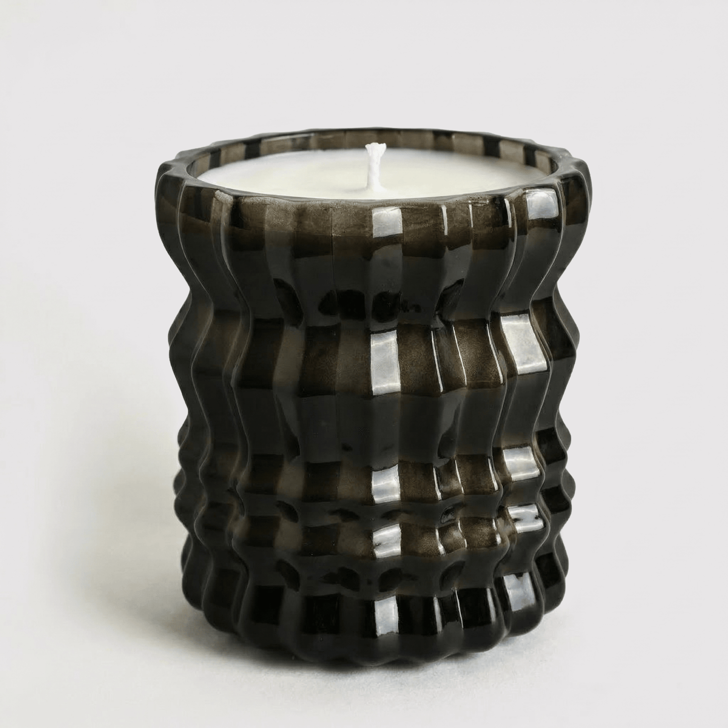 Auden Lueur Non-Toxic Candle in Textured Glass Vessel