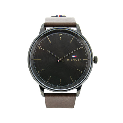 Tommy Hilfiger Men's Watch Brown Leather Hendrix 1791876