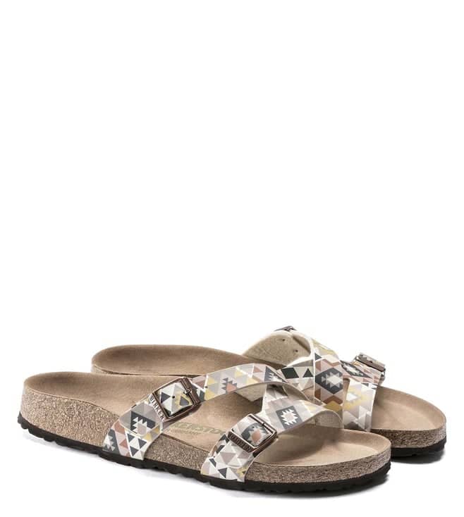 Birkenstock Yao Vegan Birko-Flor Printed Mocha