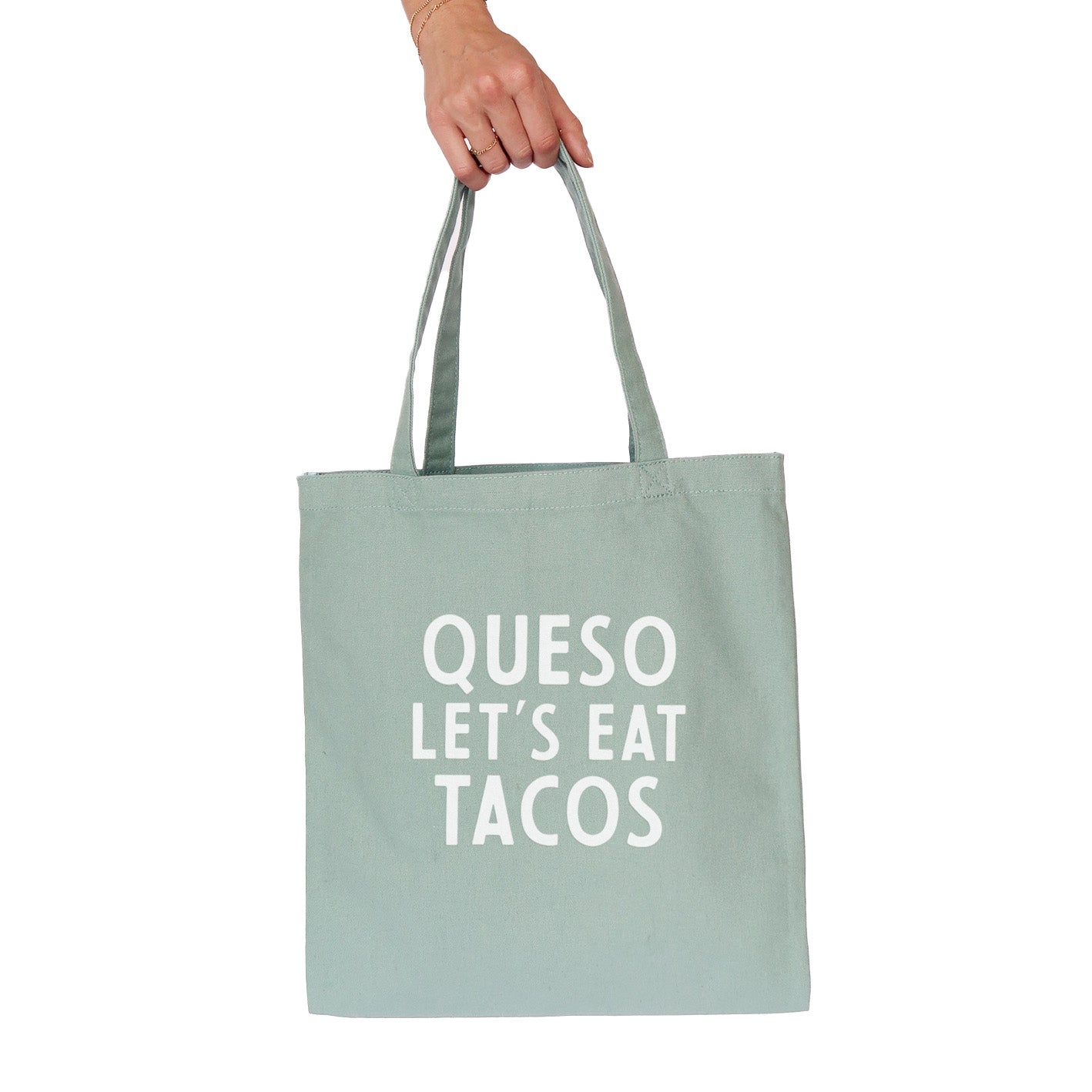 Frankie Jean Queso Let's Eat Tacos Tote Bag