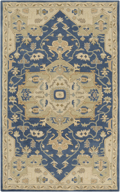 Broomfield 1145 Hand Tufted Blue Wool Rug