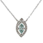 Swarovski Sparkling Dance Collection Silver Crystal Glass Necklace