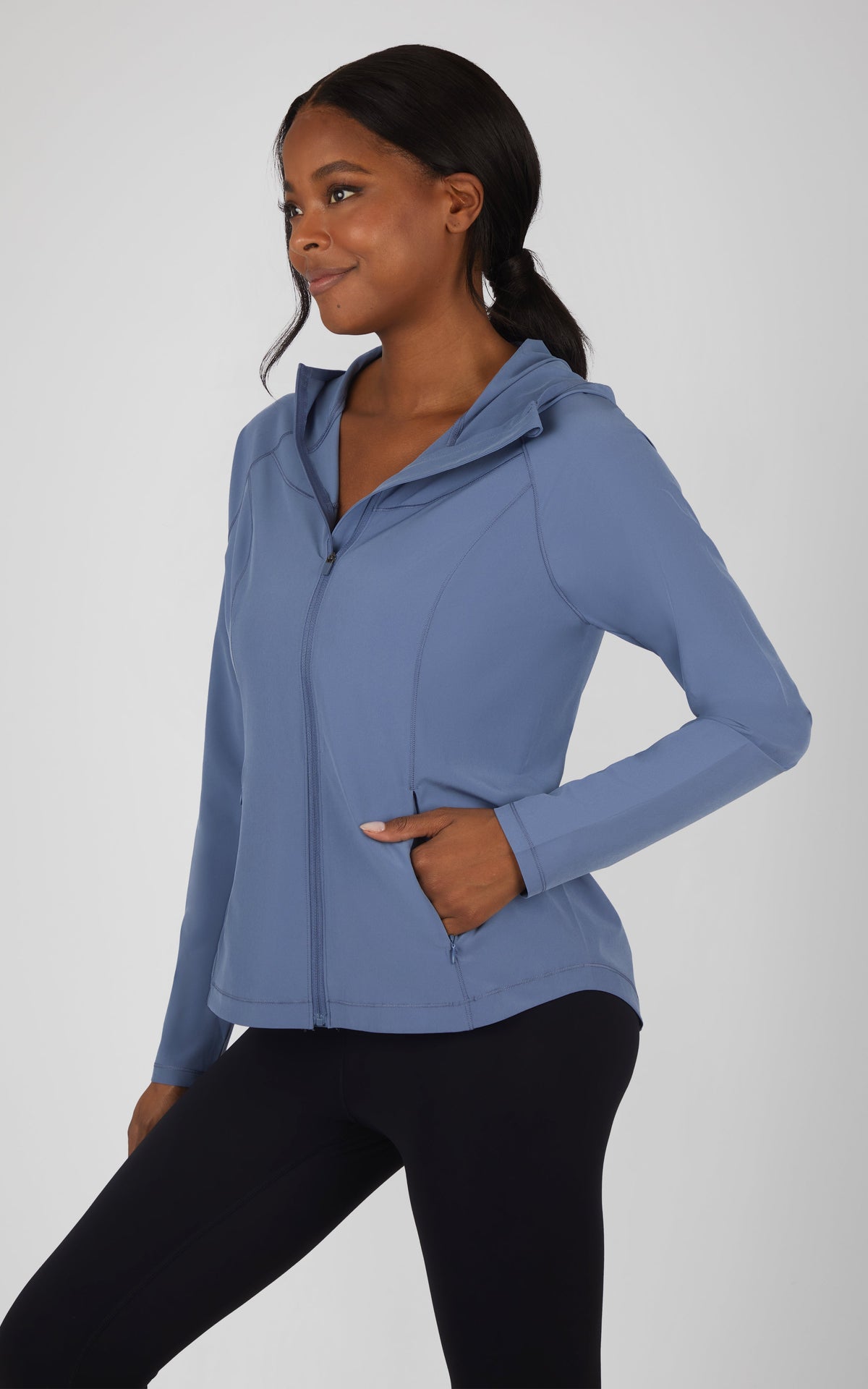 90 Degree by Reflex Lightstreme Run It Up Zipper Jacket