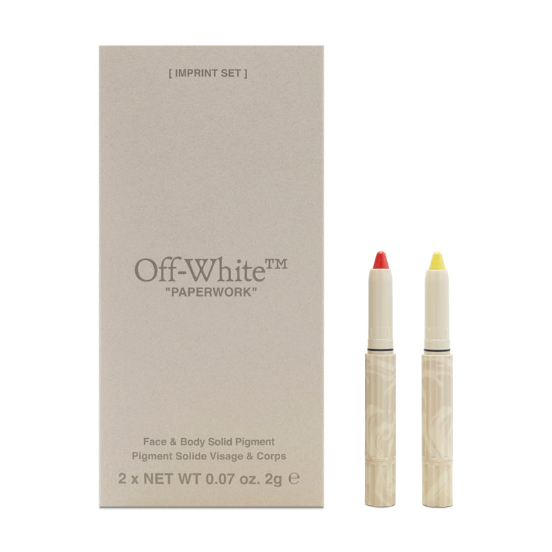 Off-White Paperwork Face & Body Solid Pigment Imprint Set - Signal & Zone