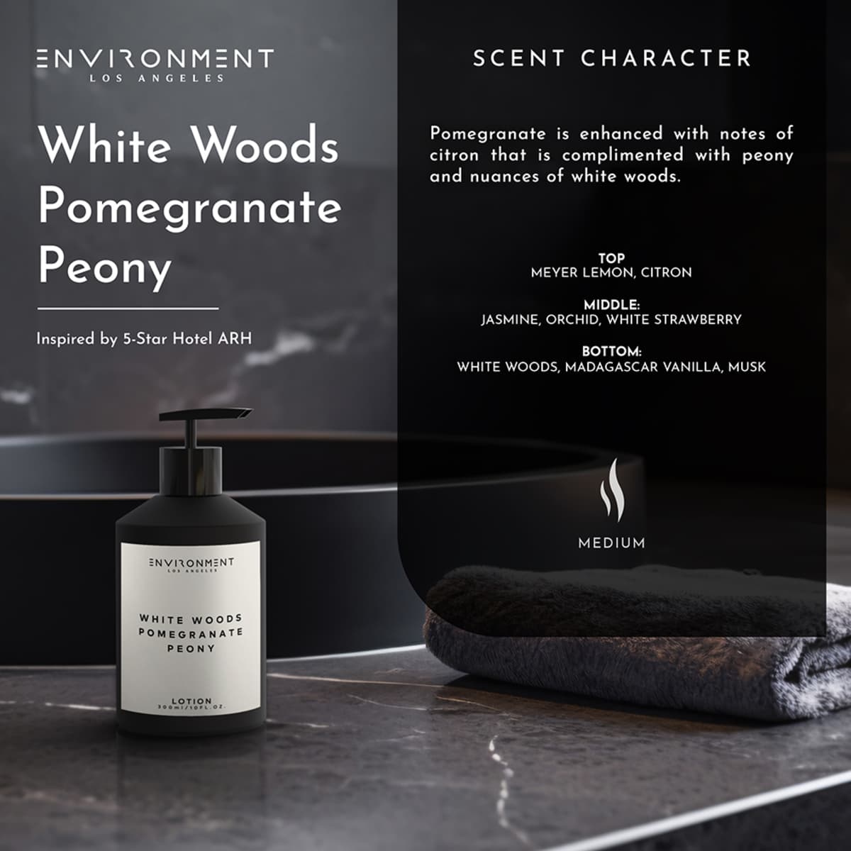 ENVIRONMENT 300mL Lotion Santal Tonka Musk