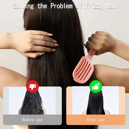 Foldable Self-Clean Detangler Brush