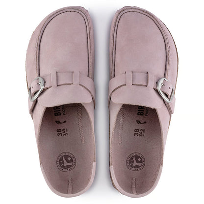 Birkenstock Unisex Buckley Nubuk Leather Yomo Lilac