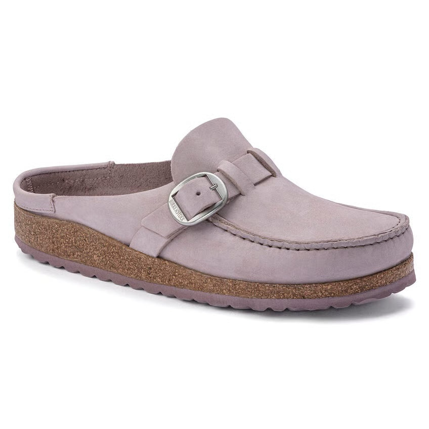 Birkenstock Unisex Buckley Nubuk Leather Yomo Lilac