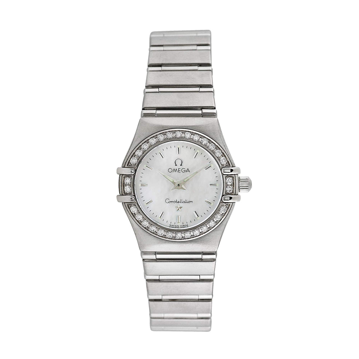 Pre-owned Omega Women's Constellation 22.5mm Stainless Steel Wristwatch - 1466.71