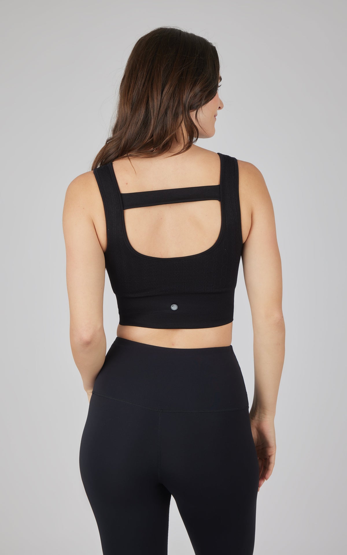 90 Degree by Reflex 2 PK Seamless Cable Knit Texture Bra Top