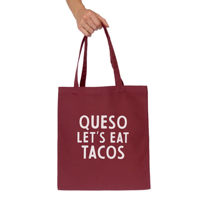 Frankie Jean Queso Let's Eat Tacos Tote Bag