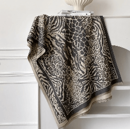 Elegant Botanical Print Scarf